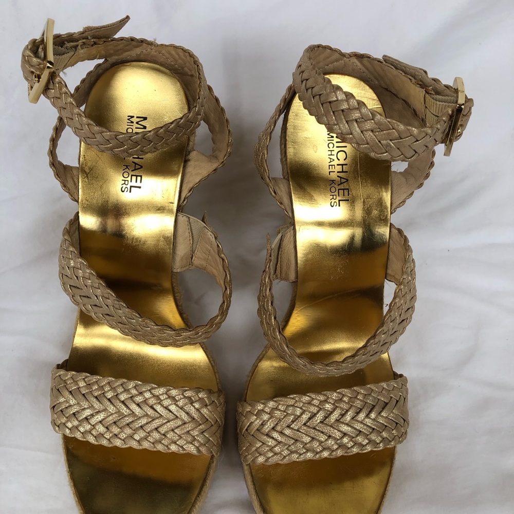 Michael Kors wedge espadrilles sandals